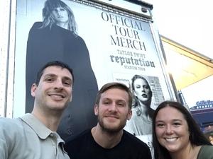 Louis attended Taylor Swift Reputation Stadium Tour on Jul 27th 2018 via VetTix 