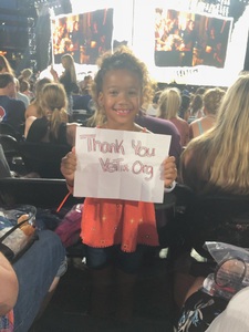 BLAKE FAMILY attended Taylor Swift Reputation Stadium Tour on Jul 28th 2018 via VetTix 