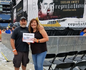 The Pereira's attended Taylor Swift Reputation Stadium Tour on Jul 28th 2018 via VetTix 
