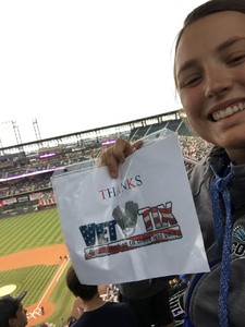 Allen attended Colorado Rockies vs. Seattle Mariners - MLB - Military Appreciation on Jul 15th 2018 via VetTix 