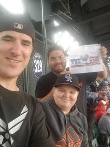 Tyler attended Colorado Rockies vs. Seattle Mariners - MLB - Military Appreciation on Jul 15th 2018 via VetTix 