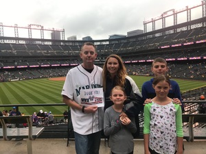 Justin attended Colorado Rockies vs. Seattle Mariners - MLB - Military Appreciation on Jul 15th 2018 via VetTix 