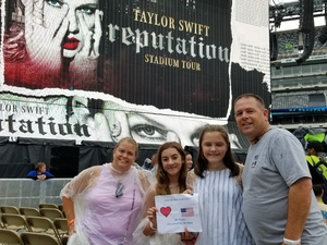 Jason attended Taylor Swift Reputation Stadium Tour on Jul 22nd 2018 via VetTix 