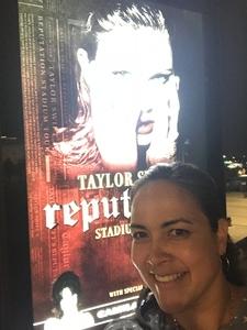 Joan attended Taylor Swift Reputation Stadium Tour on Jul 13th 2018 via VetTix 