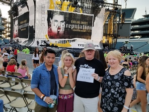 Robert attended Taylor Swift Reputation Stadium Tour on Jul 13th 2018 via VetTix 