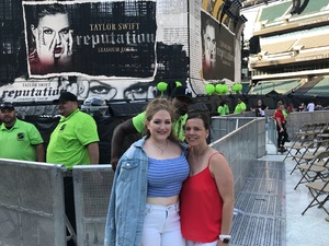 April attended Taylor Swift Reputation Stadium Tour on Jul 13th 2018 via VetTix 