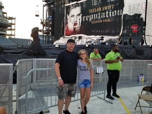 Eric attended Taylor Swift Reputation Stadium Tour on Jul 13th 2018 via VetTix 