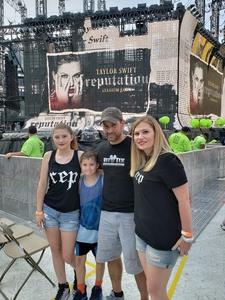 John attended Taylor Swift Reputation Stadium Tour on Jul 13th 2018 via VetTix 