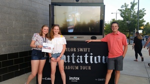 EDWARD attended Taylor Swift Reputation Stadium Tour on Jul 13th 2018 via VetTix 