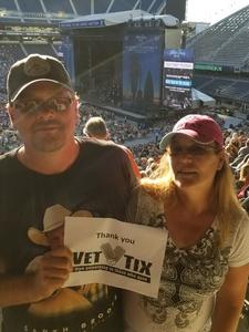 Michael & Kim Jensen attended Kenny Chesney: Trip Around the Sun Tour With Old Dominion on Jul 7th 2018 via VetTix 