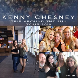 Kendra attended Kenny Chesney: Trip Around the Sun Tour With Old Dominion on Jul 7th 2018 via VetTix 