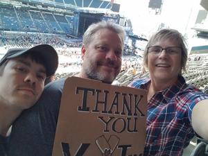 Yvonne attended Kenny Chesney: Trip Around the Sun Tour With Old Dominion on Jul 7th 2018 via VetTix 