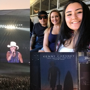 mrs.Cruz attended Kenny Chesney: Trip Around the Sun Tour With Old Dominion on Jul 7th 2018 via VetTix 