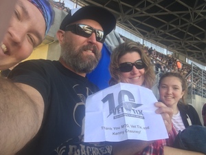 Chris attended Kenny Chesney: Trip Around the Sun Tour With Old Dominion on Jul 7th 2018 via VetTix 