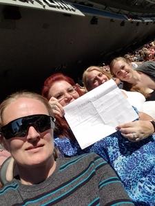 Melissa attended Kenny Chesney: Trip Around the Sun Tour With Old Dominion on Jul 7th 2018 via VetTix 