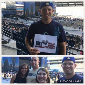 Andrew attended Kenny Chesney: Trip Around the Sun Tour With Old Dominion on Jul 7th 2018 via VetTix 