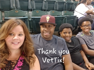 Rodrick attended Arizona Diamondbacks vs. San Francisco Giants - MLB on Jul 1st 2018 via VetTix 