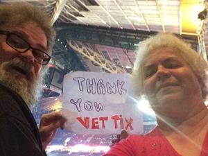 Donna attended Tim McGraw & Faith Hill Soul2Soul the World Tour 2018 - Country on Jul 13th 2018 via VetTix 