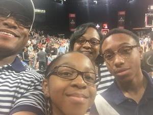 Jabbari attended Hoops for Troops - Las Vegas Aces. Vs. Chicago Sky - WNBA on Jul 5th 2018 via VetTix 