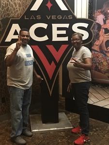 Lorinzo attended Hoops for Troops - Las Vegas Aces. Vs. Chicago Sky - WNBA on Jul 5th 2018 via VetTix 