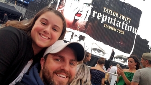 James attended Taylor Swift Reputation Stadium Tour on Jul 21st 2018 via VetTix 