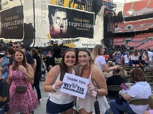 Abbie attended Taylor Swift Reputation Stadium Tour on Jul 17th 2018 via VetTix 