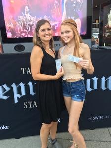 Marion Family attended Taylor Swift Reputation Tour on Aug 25th 2018 via VetTix 
