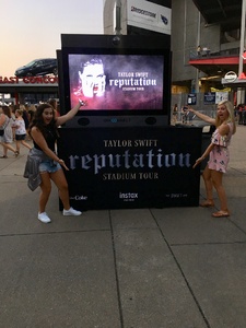 Kimberly attended Taylor Swift Reputation Tour on Aug 25th 2018 via VetTix 