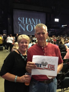 Mitchell attended Shania Twain: Now on Jul 18th 2018 via VetTix 