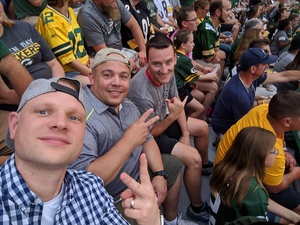 Kyle attended Green Bay Packers vs. Pittsburgh Steelers - NFL Preseason on Aug 16th 2018 via VetTix 