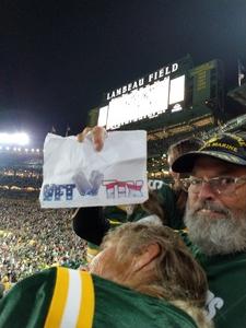 Kevin attended Green Bay Packers vs. Pittsburgh Steelers - NFL Preseason on Aug 16th 2018 via VetTix 
