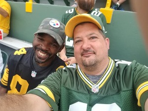 Tim Christian attended Green Bay Packers vs. Pittsburgh Steelers - NFL Preseason on Aug 16th 2018 via VetTix 
