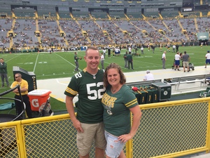 Matthew attended Green Bay Packers vs. Pittsburgh Steelers - NFL Preseason on Aug 16th 2018 via VetTix 