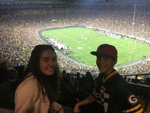 LCDR Joe Stark attended Green Bay Packers vs. Pittsburgh Steelers - NFL Preseason on Aug 16th 2018 via VetTix 