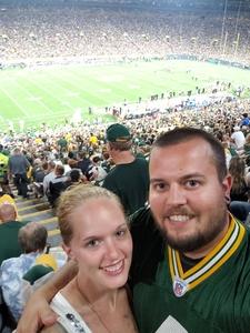 Aaron attended Green Bay Packers vs. Pittsburgh Steelers - NFL Preseason on Aug 16th 2018 via VetTix 