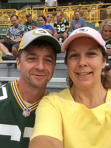 Anne attended Green Bay Packers vs. Pittsburgh Steelers - NFL Preseason on Aug 16th 2018 via VetTix 