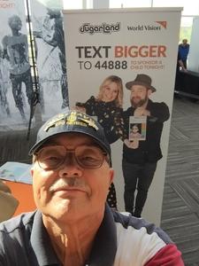 Dennis attended Sugarland on Jul 20th 2018 via VetTix 