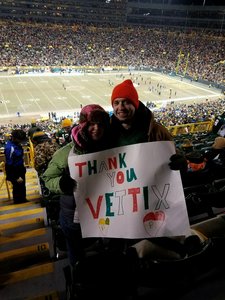 Otto attended Green Bay Packers vs. Arizona Cardinals - NFL on Dec 2nd 2018 via VetTix 