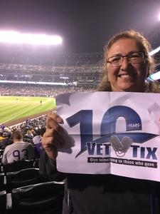 Georgiana attended Colorado Rockies vs. San Diego Padres - MLB on Aug 21st 2018 via VetTix 
