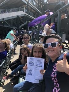 Pilar attended Colorado Rockies vs San Diego Padres - MLB on Aug 23rd 2018 via VetTix 