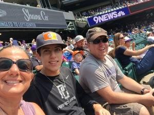 James & Gigi attended Colorado Rockies vs San Diego Padres - MLB on Aug 23rd 2018 via VetTix 