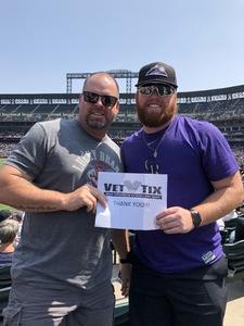 Kevin attended Colorado Rockies vs San Diego Padres - MLB on Aug 23rd 2018 via VetTix 