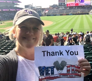MICHELLE attended Colorado Rockies vs San Diego Padres - MLB on Aug 23rd 2018 via VetTix 