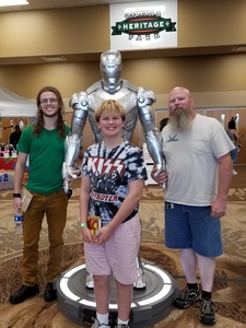 Christopher attended Infinity Toy and Comic Con on Aug 25th 2018 via VetTix 