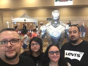 Nickolas attended Infinity Toy and Comic Con on Aug 25th 2018 via VetTix 