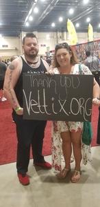 Alexandria attended Infinity Toy and Comic Con on Aug 25th 2018 via VetTix 