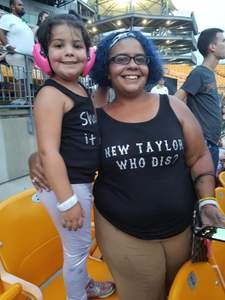 Shea attended Taylor Swift Reputation Stadium Tour on Aug 7th 2018 via VetTix 