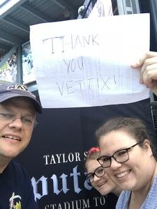 Brian attended Taylor Swift Reputation Stadium Tour on Aug 7th 2018 via VetTix 