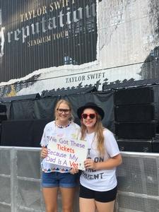 Thank You! attended Taylor Swift Reputation Stadium Tour on Aug 7th 2018 via VetTix 