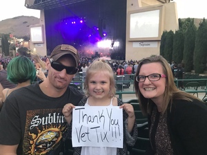 Peter attended 311 and the Offspring: Never-ending Summer Tour on Jul 29th 2018 via VetTix 